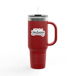 Load image into Gallery viewer, Insulated Travel Mug - Life is a Journey&#39; - 40oz Perfect for Adventurers and Coffee Lovers
