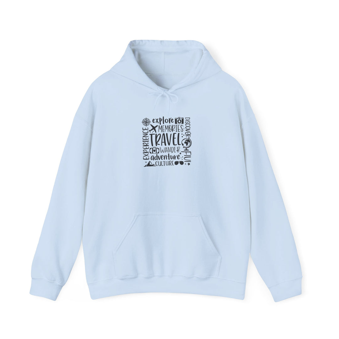 Travel Adventure Hoodie — Explore Memories Travel Quote Pullover