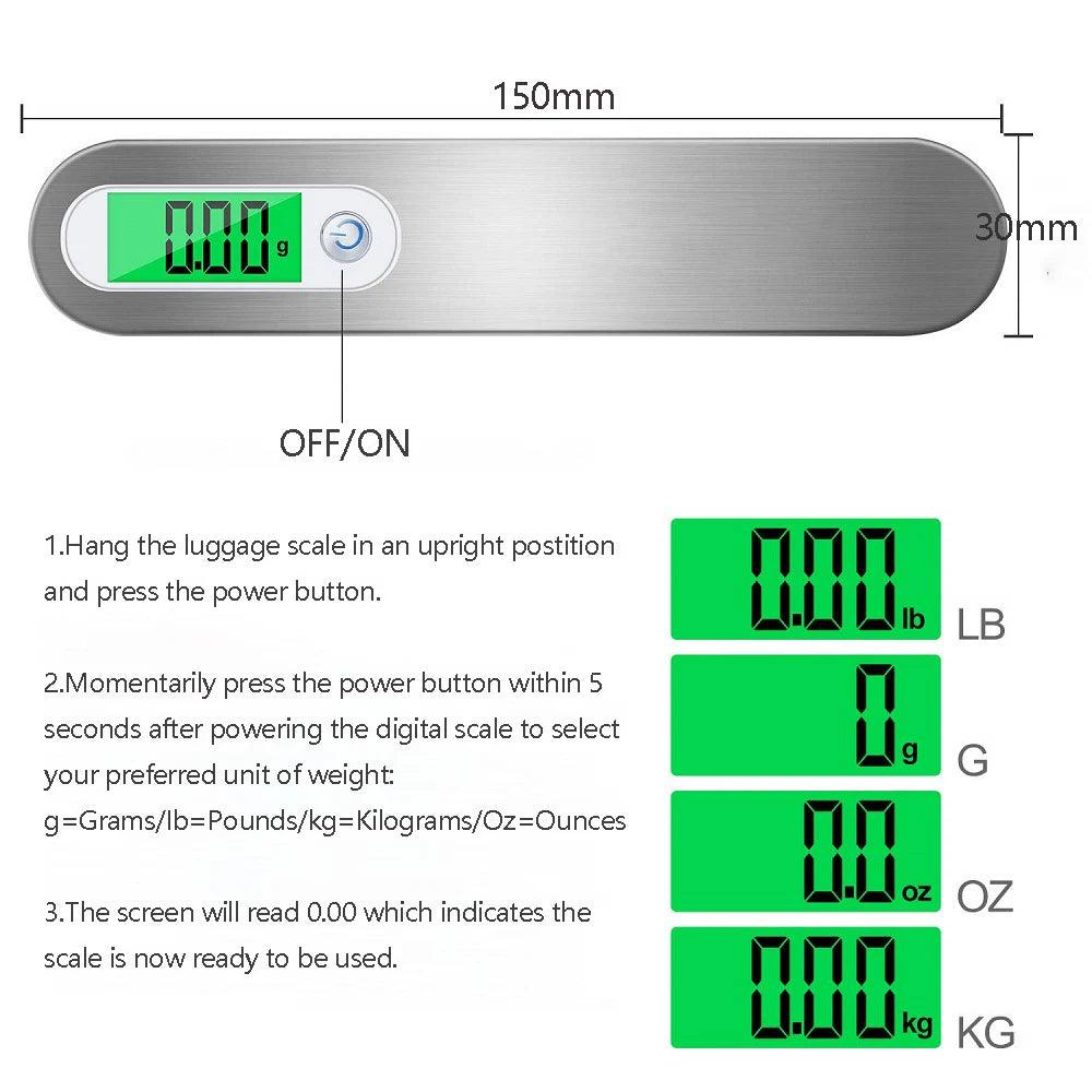 Digital Luggage Scale - BonVoyage