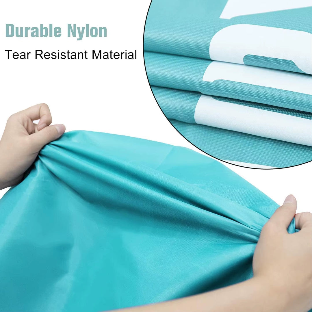 Nylon Laundry Bag Travel Storage Pouch Machine Washable Dirty Clothes Organizer Folding Wash Drawstring Bag Bathroom Accessories