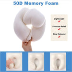 Load image into Gallery viewer, Memory Foam Travel Pillow - BonVoyage
