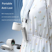 Portable Mini Fan 3600mAh USB Rechargeable, Foldable, 5-Speed