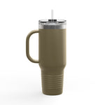 Load image into Gallery viewer, Insulated Travel Mug - Life is a Journey&#39; - 40oz Perfect for Adventurers and Coffee Lovers
