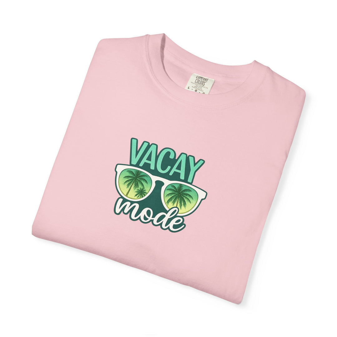 Vacay Mode T-Shirt — Tropical Sunglasses Vacation Tee