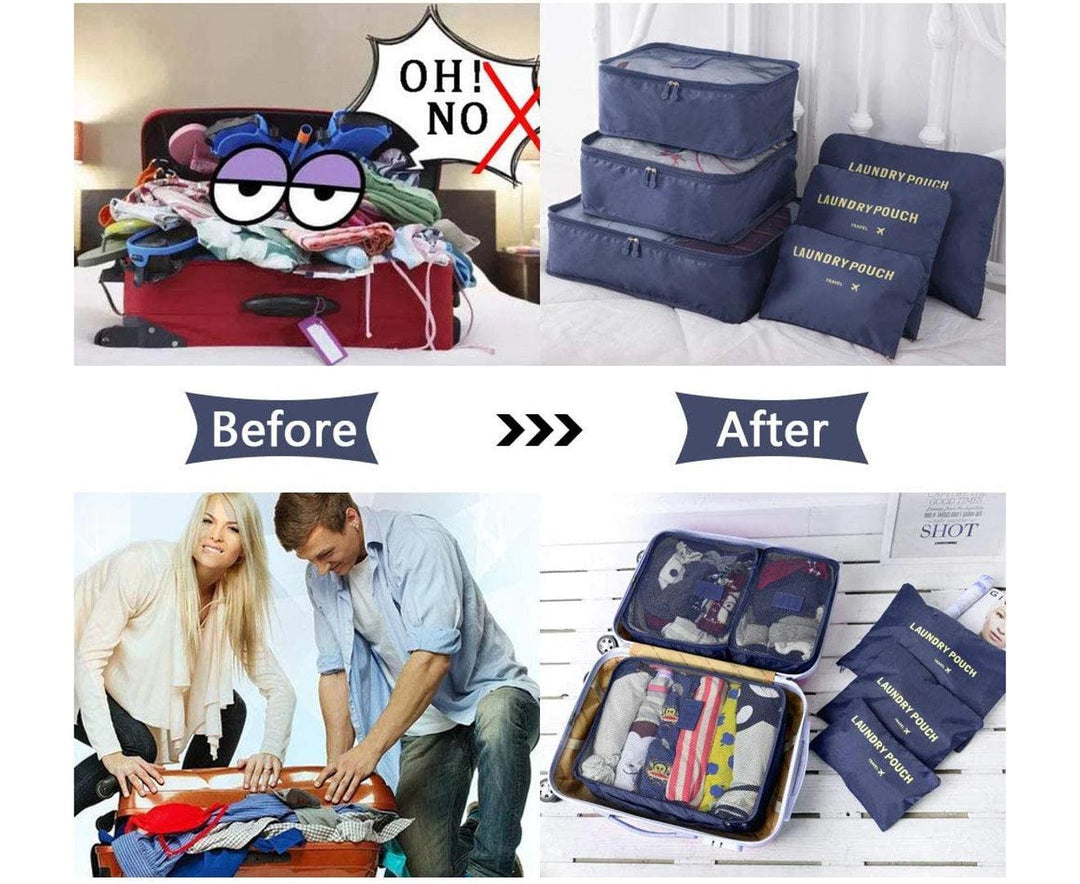 Travel Storage Bag 6pcs Set - BonVoyage