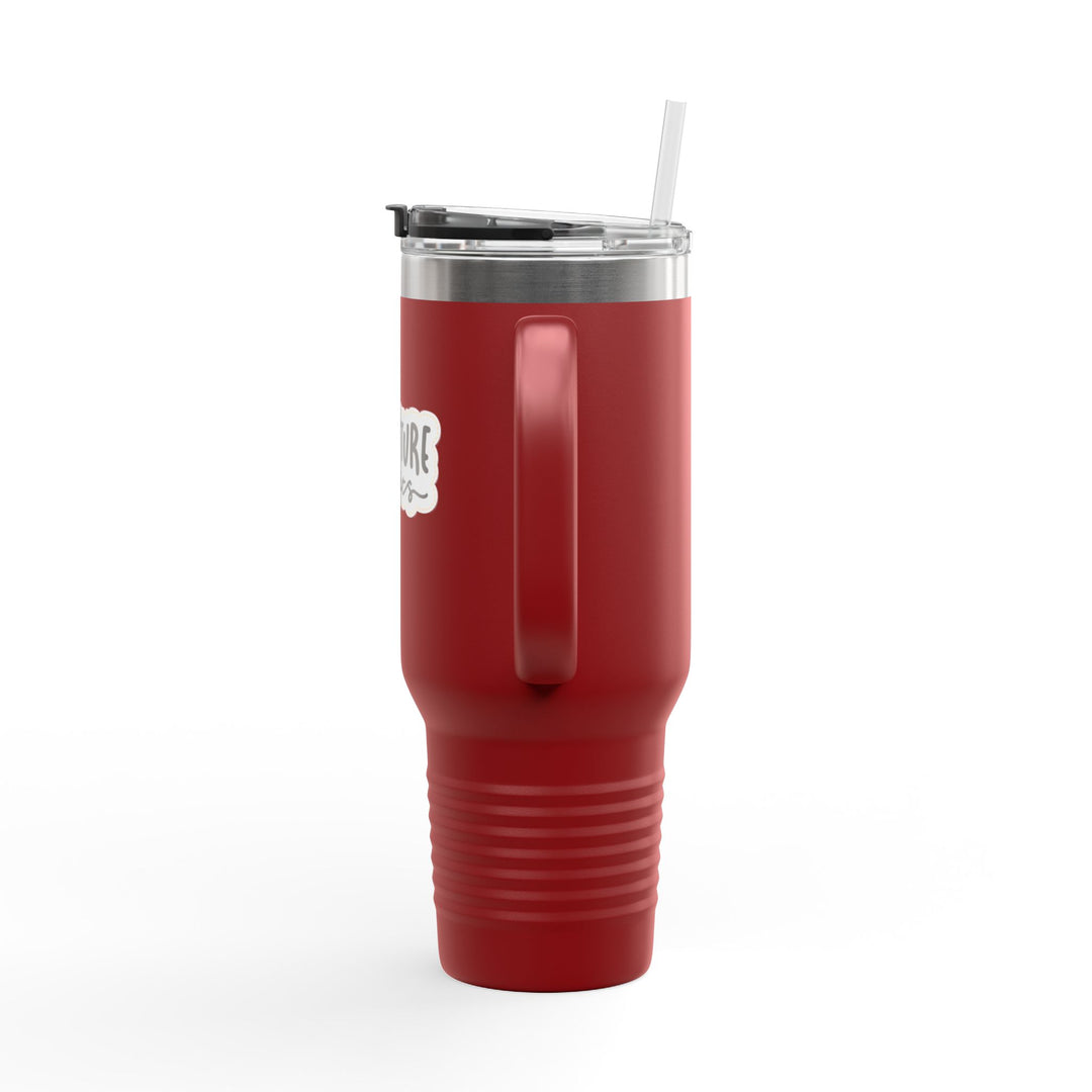 Insulated Travel Mug - 'Adventure Awaits' - 40oz Adventure Gear for On-the-Go Enthusiasts