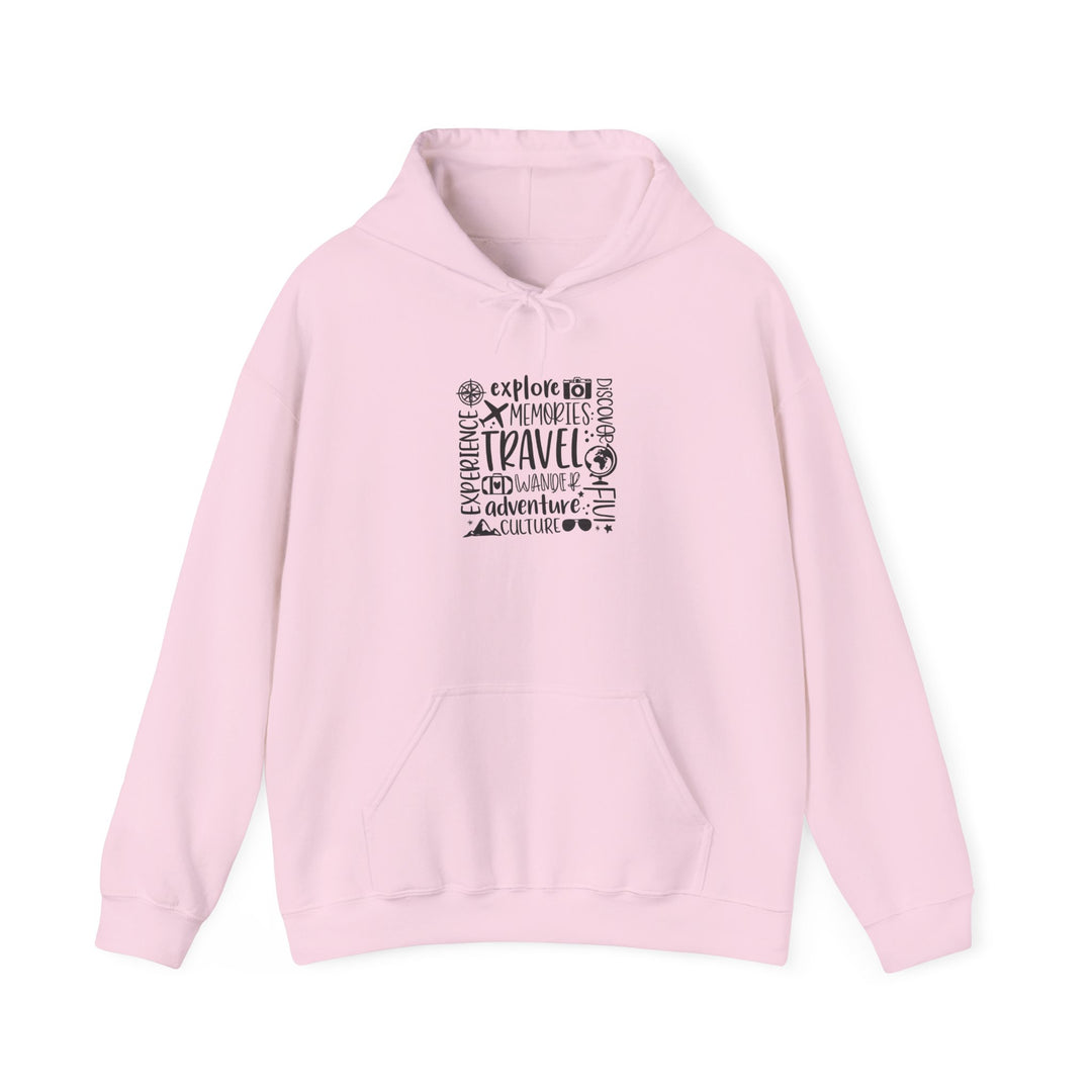 Travel Adventure Hoodie — Explore Memories Travel Quote Pullover