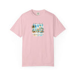Load image into Gallery viewer, Beach Vibes T-Shirt — "Life's a Beach" Retro Palm &amp; Surf Graphic