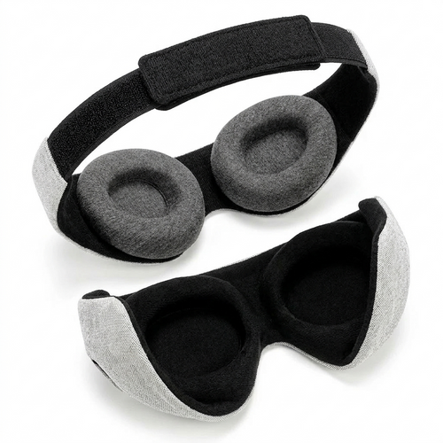 3D Sleep Mask Light-Blocking Comfort Fit Adjustable Strap