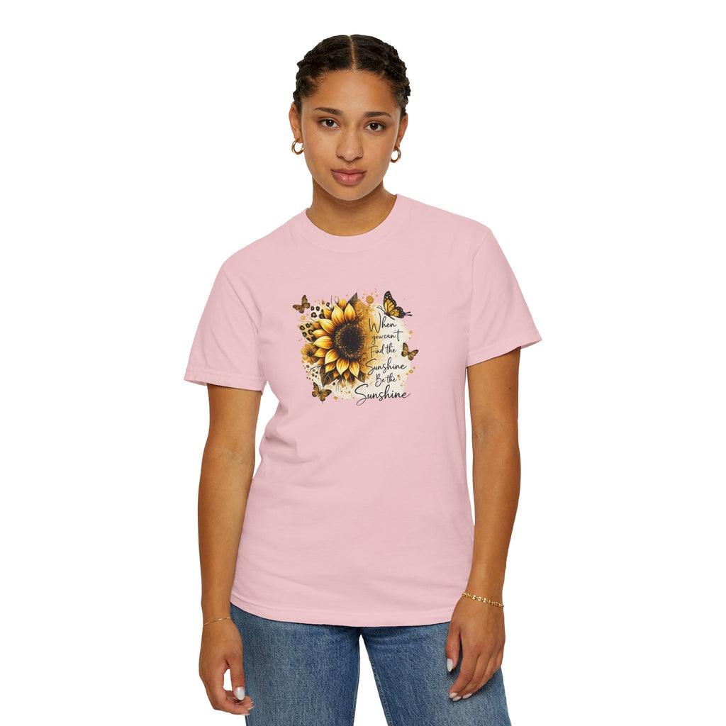Sunflower & Butterflies T-Shirt — You Are My Sunshine Graphic Tee