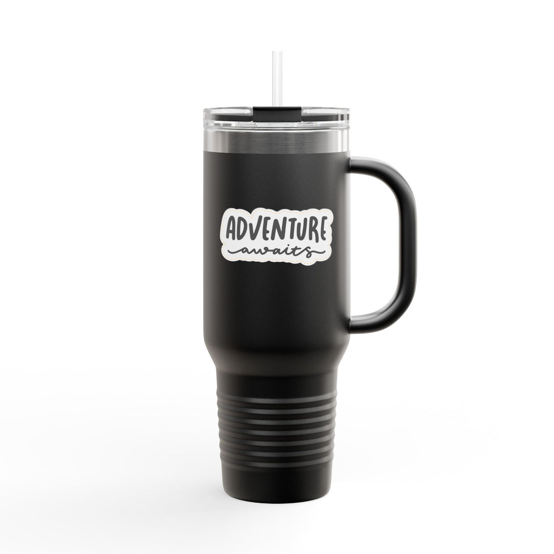 Insulated Travel Mug - 'Adventure Awaits' - 40oz Adventure Gear for On-the-Go Enthusiasts