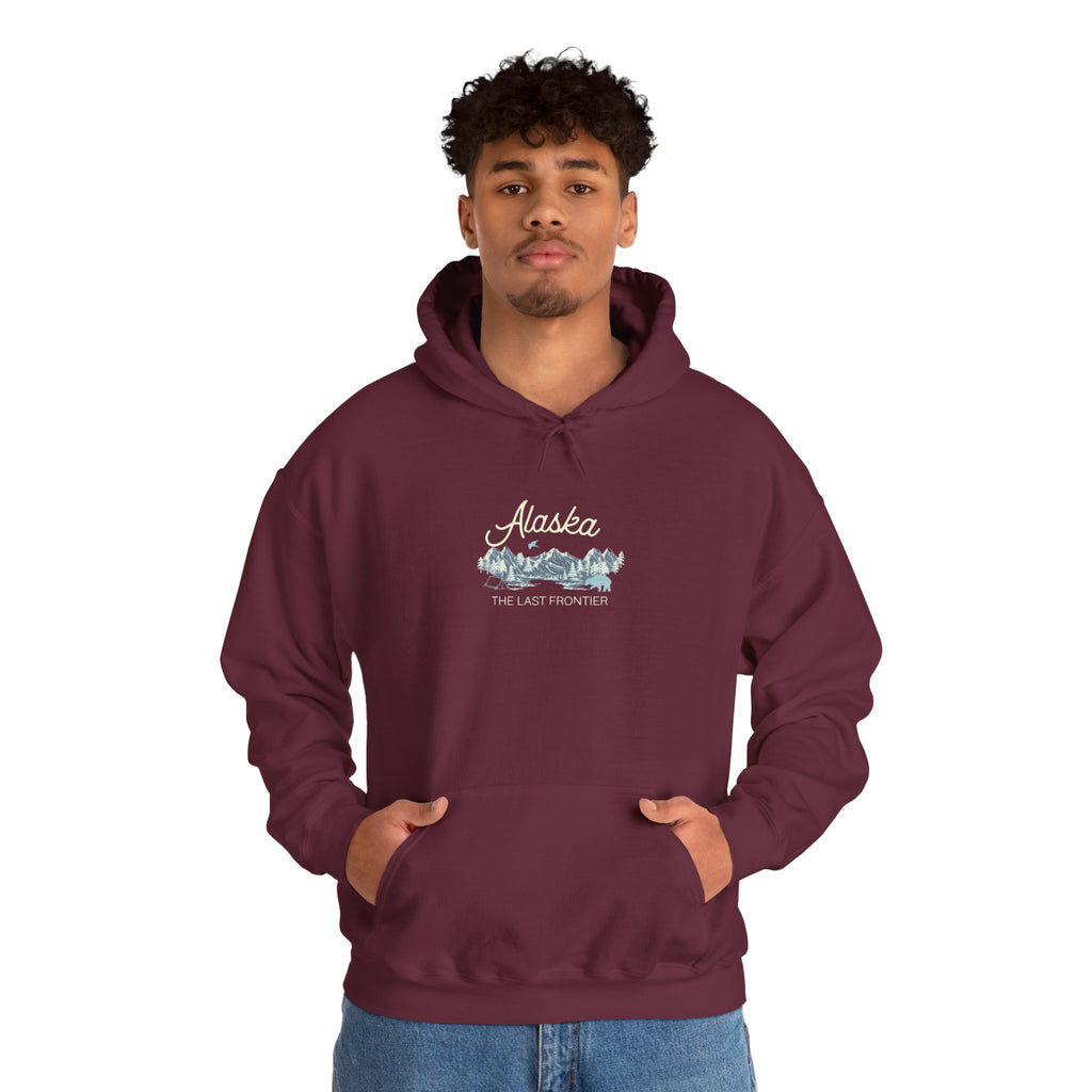 Alaska 'The Last Frontier' Mountain Hoodie