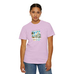 Load image into Gallery viewer, Beach Vibes T-Shirt — "Life's a Beach" Retro Palm &amp; Surf Graphic