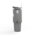 Load image into Gallery viewer, Insulated Travel Mug - Life is a Journey&#39; - 40oz Perfect for Adventurers and Coffee Lovers
