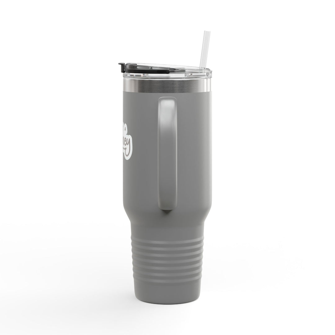 Insulated Travel Mug - Life is a Journey' - 40oz Perfect for Adventurers and Coffee Lovers