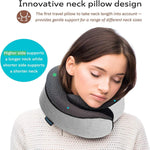 Load image into Gallery viewer, Travel Pillow 100% Pure Memory Foam Neck Pillow, Grey - BonVoyage
