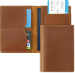 Load image into Gallery viewer, Leather Passport Holder, Passport Travel Wallet
