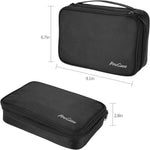 Load image into Gallery viewer, Travel Jewelry Case Organizer Bag, Soft Padded Double Layer - BonVoyage
