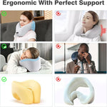 Load image into Gallery viewer, 2-In-1 Travel Neck Pillow, Advanced Neck Support for Long Flights - BonVoyage
