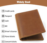 Load image into Gallery viewer, Leather Passport Holder, Passport Travel Wallet
