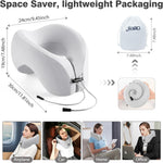 Load image into Gallery viewer, 2-In-1 Travel Neck Pillow, Advanced Neck Support for Long Flights - BonVoyage
