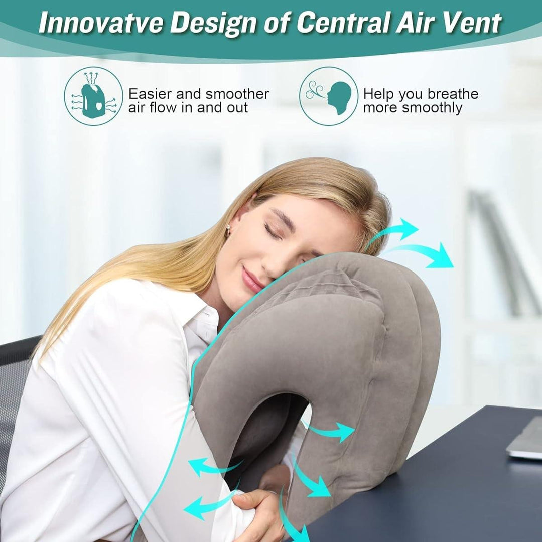 Inflatable Travel Pillow, Airplane Neck Pillow - BonVoyage