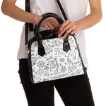 Load image into Gallery viewer, Shoulder Handbag - White &#39;Colorful Summer Pattern 1&#39; - Fun Beach Bag, Cute Tote for Vacation, Travel Essentials, Stylish Everyday Purse, Perfect Gift
