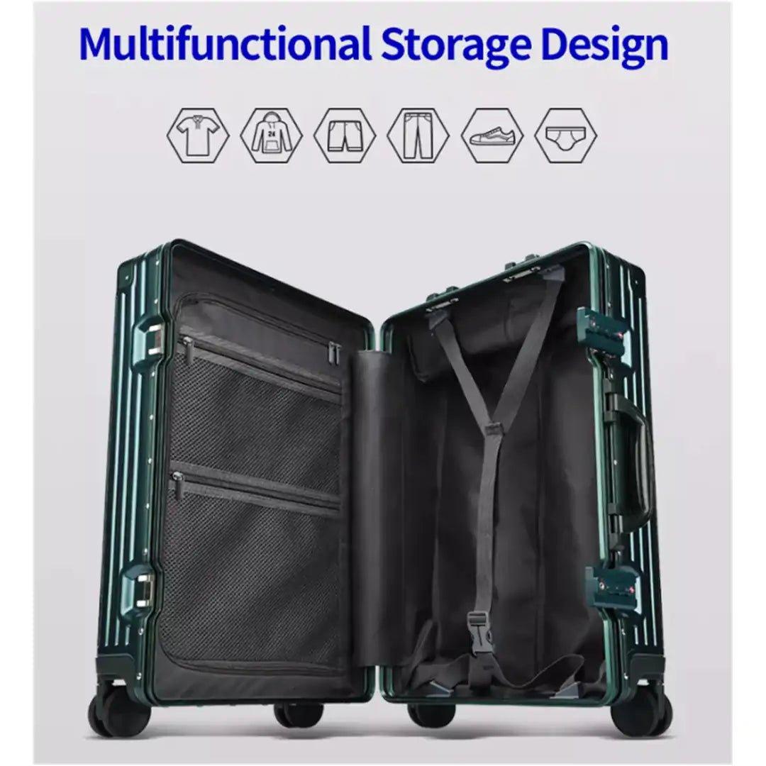 Aluminum Luggage Suitcase Set - BonVoyage