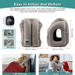 Load image into Gallery viewer, Inflatable Travel Pillow, Airplane Neck Pillow - BonVoyage
