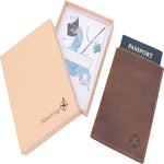 Load image into Gallery viewer, Leather Travel Wallet with Passport Holder
