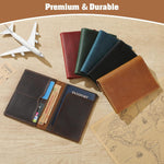 Load image into Gallery viewer, Leather Passport Holder, Passport Travel Wallet
