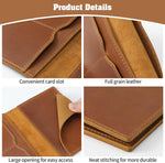 Load image into Gallery viewer, Leather Passport Holder, Passport Travel Wallet
