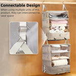 Load image into Gallery viewer, Hanging Packing Cube for Travel, Portable Shelves Organizer Bag - BonVoyage
