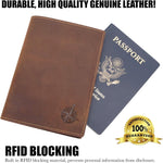 Load image into Gallery viewer, Leather Travel Wallet with Passport Holder
