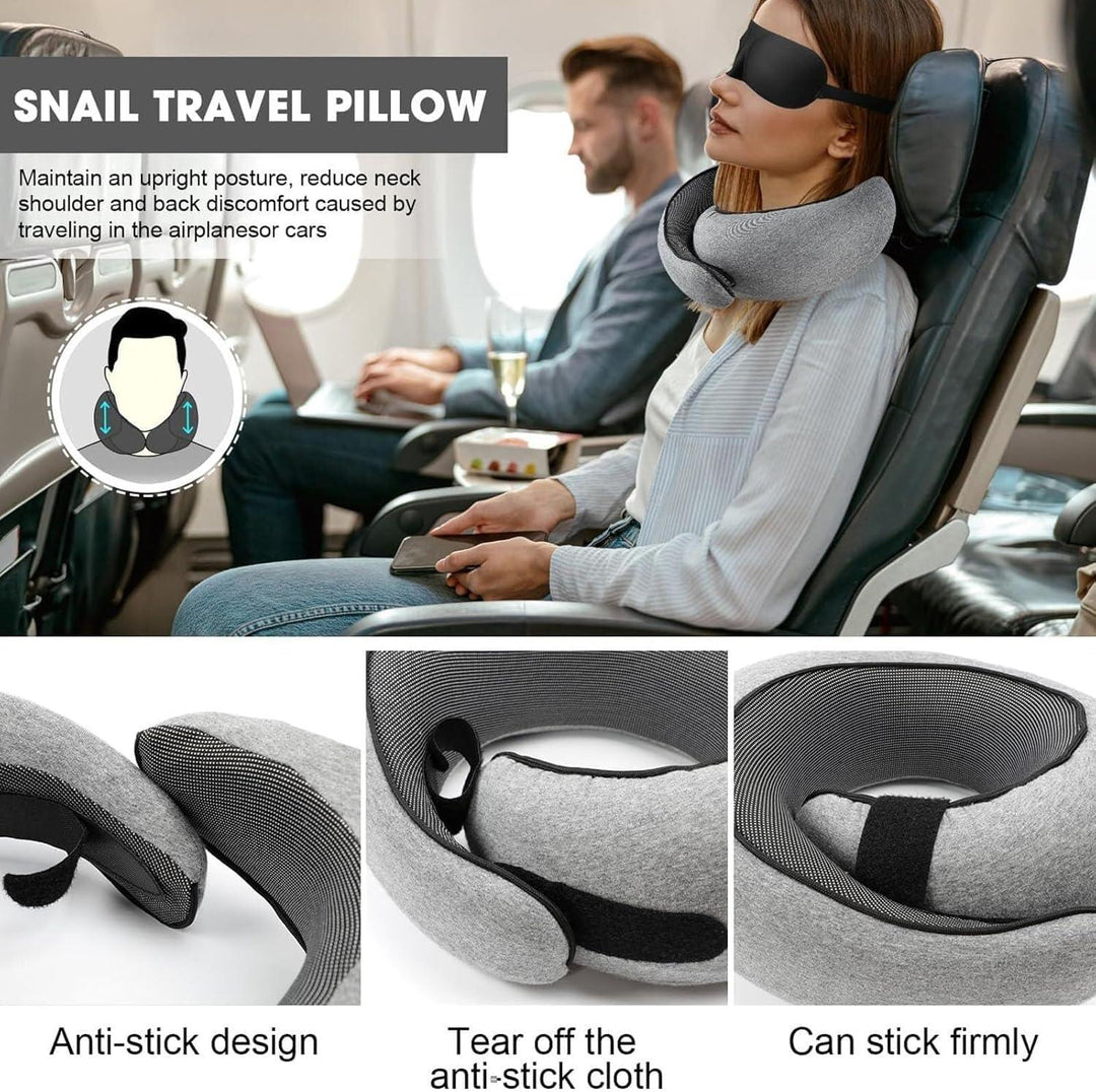 Travel Pillows for Airplane Travel Neck Pillow - BonVoyage