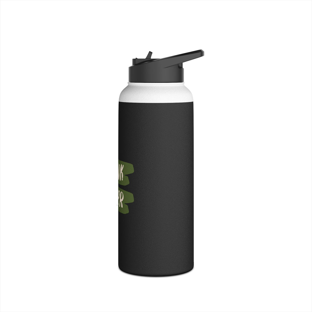 Stainless Steel Water Bottle - 'Drink Water'