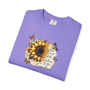 Sunflower & Butterflies T-Shirt — You Are My Sunshine Graphic Tee