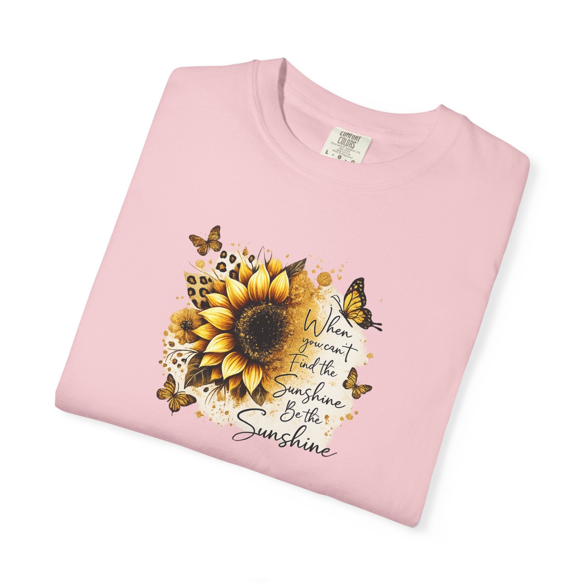 Sunflower & Butterflies T-Shirt — You Are My Sunshine Graphic Tee