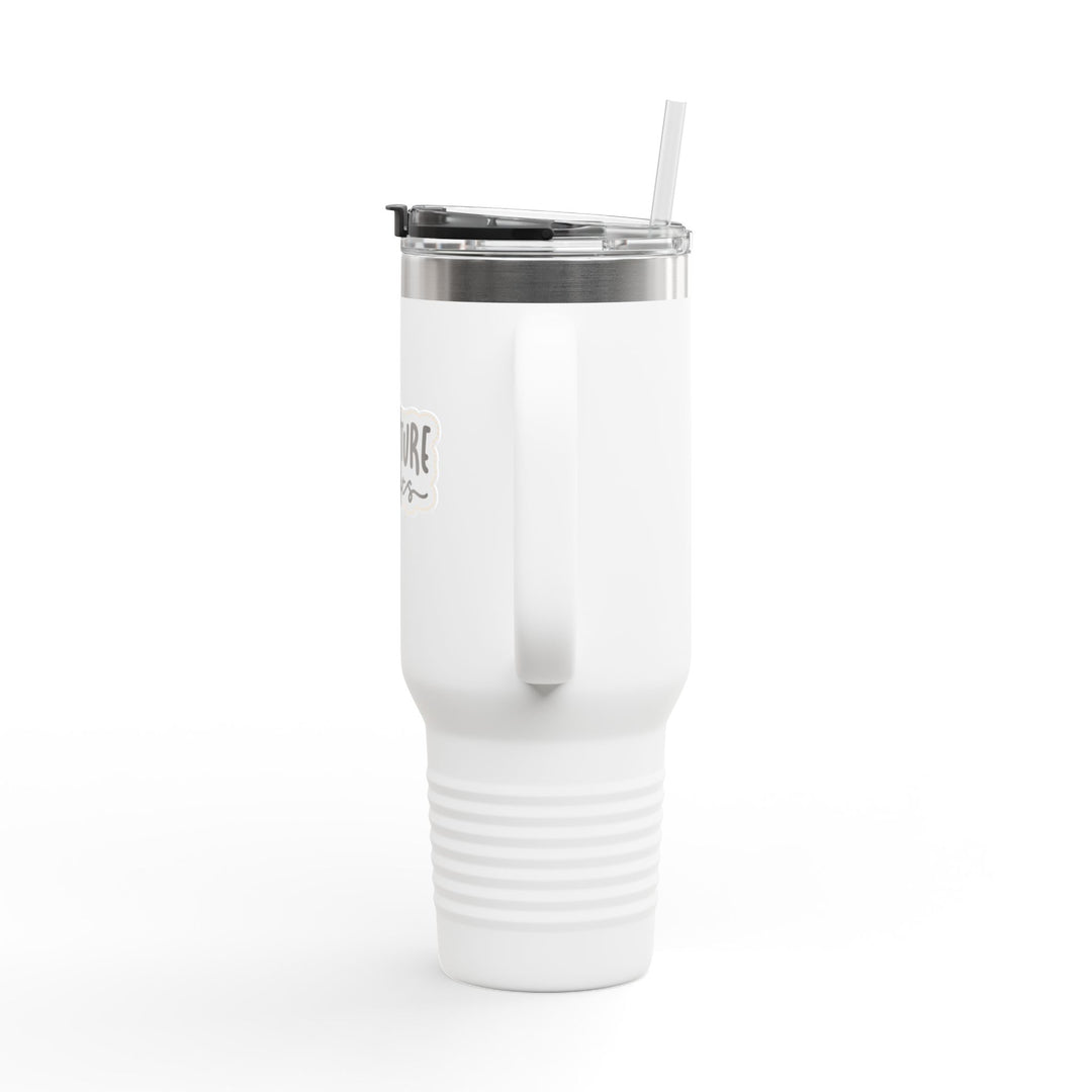 Insulated Travel Mug - 'Adventure Awaits' - 40oz Adventure Gear for On-the-Go Enthusiasts