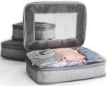 Load image into Gallery viewer, Double Zipper Compression Packing Cubes for Travel Organizers (6-Pack) - BonVoyage
