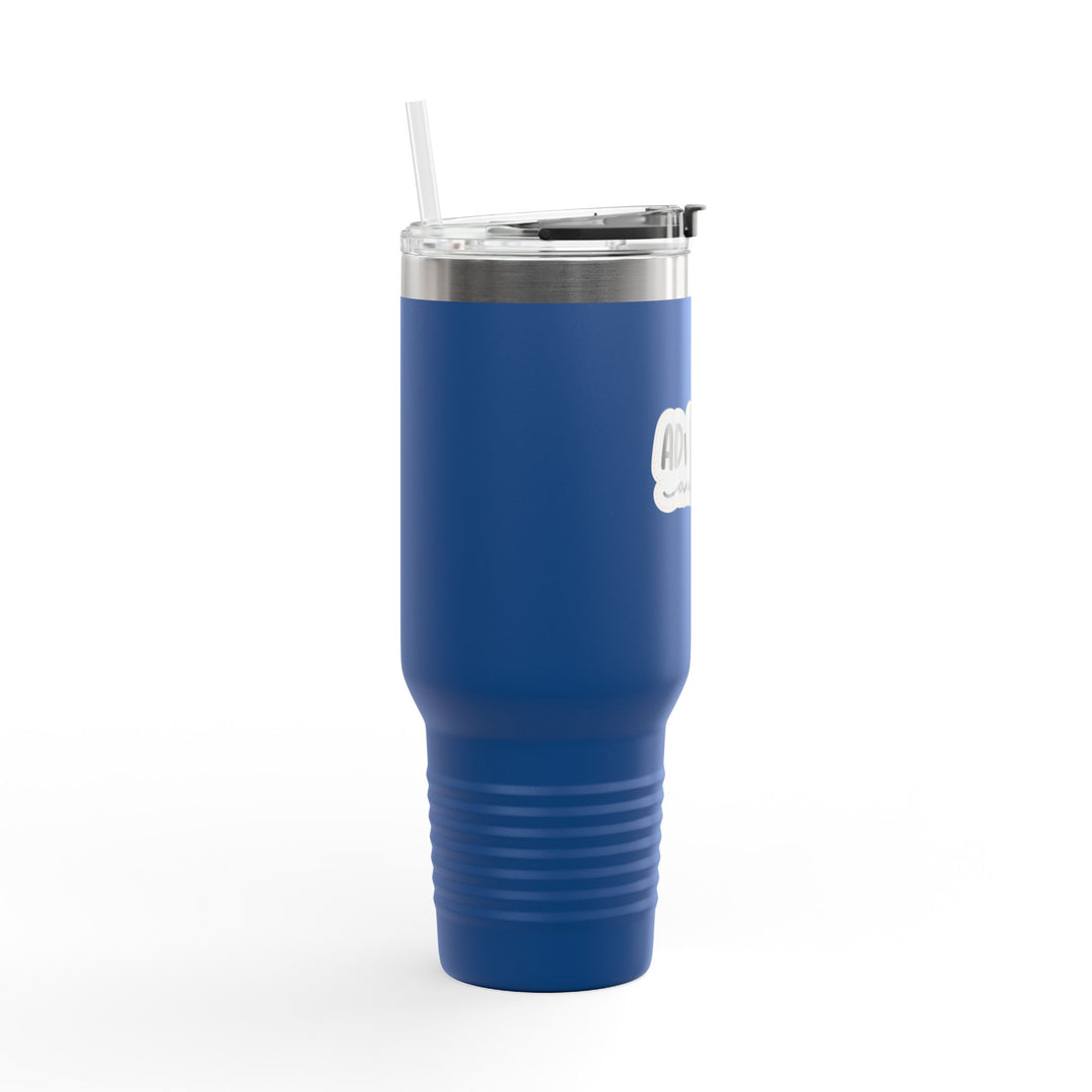 Insulated Travel Mug - 'Adventure Awaits' - 40oz Adventure Gear for On-the-Go Enthusiasts