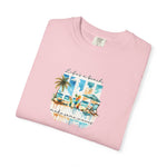 Load image into Gallery viewer, Beach Vibes T-Shirt — "Life's a Beach" Retro Palm &amp; Surf Graphic