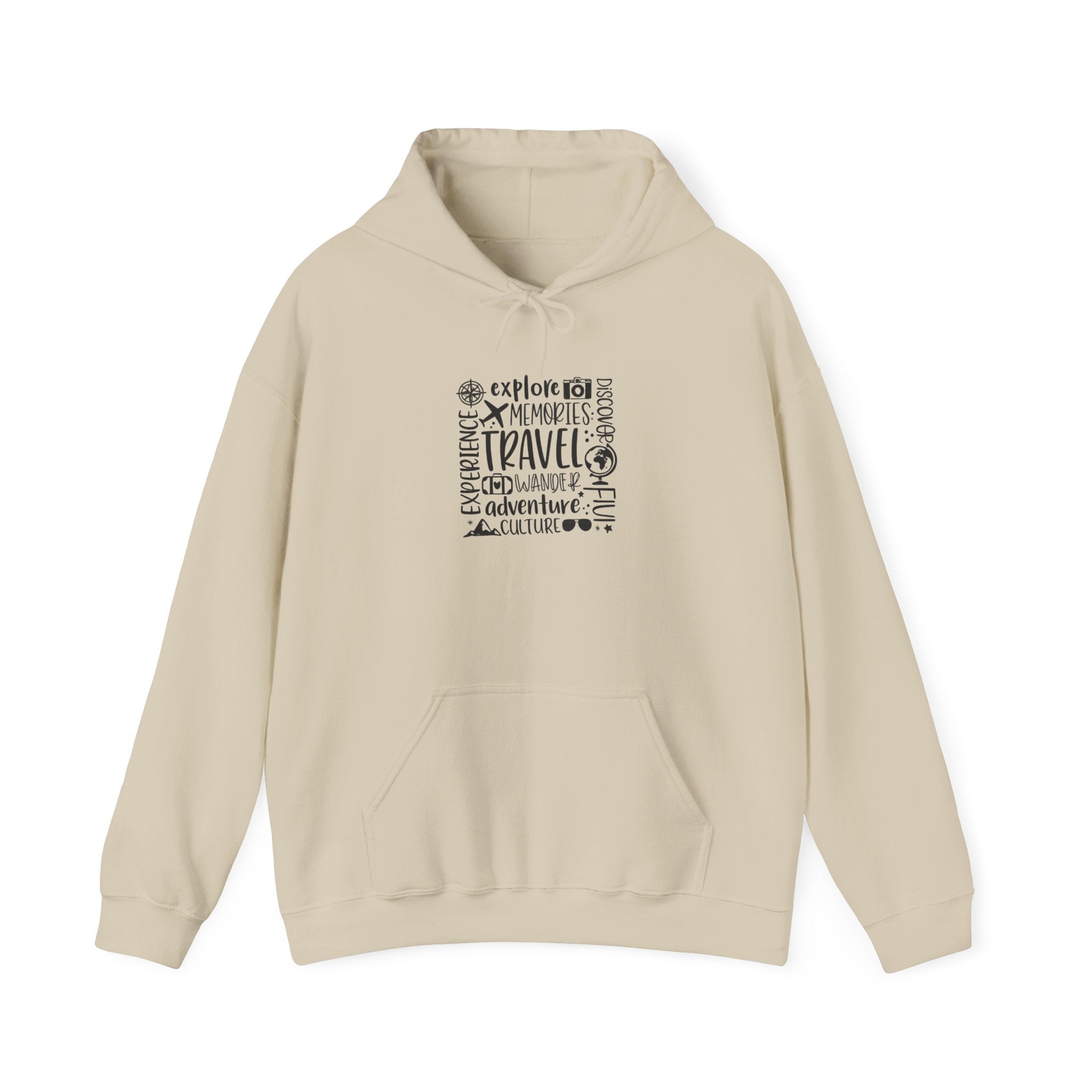 Travel Adventure Hoodie — Explore Memories Travel Quote Pullover