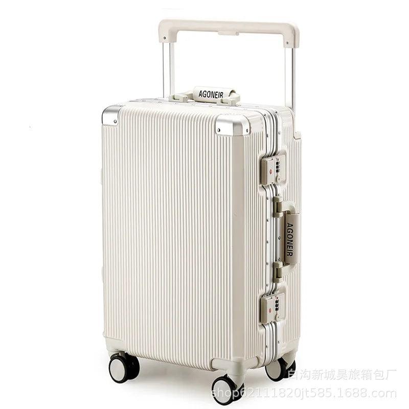 Wide Handle Travel Suitcase - BonVoyage