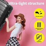 Load image into Gallery viewer, Hard Case Luggage Trolley Set - BonVoyage
