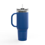 Load image into Gallery viewer, Insulated Travel Mug - Life is a Journey&#39; - 40oz Perfect for Adventurers and Coffee Lovers
