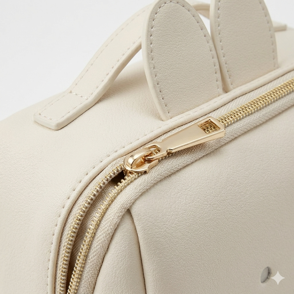 Anime Miffy Rabbit Makeup Bag – Portable PU Toiletry Storage