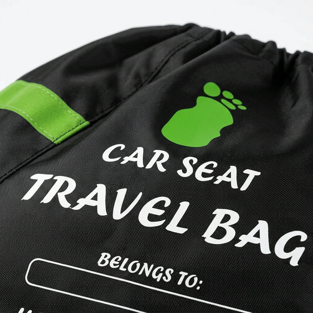 Car Seat Travel Bag for Easy Transport – Waterproof Foldable Backpack