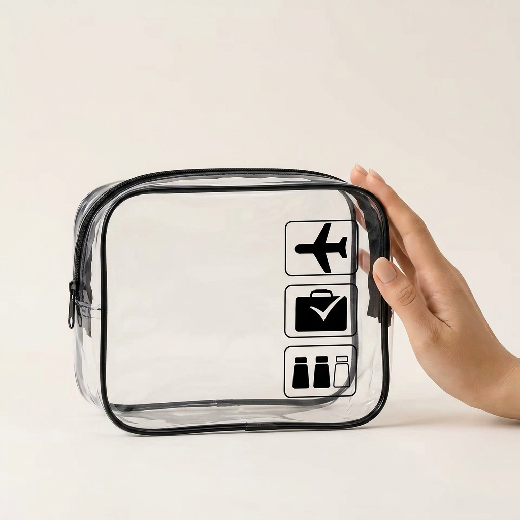 Clear Toiletry Travel Bag for Fast TSA Carry-On Packing