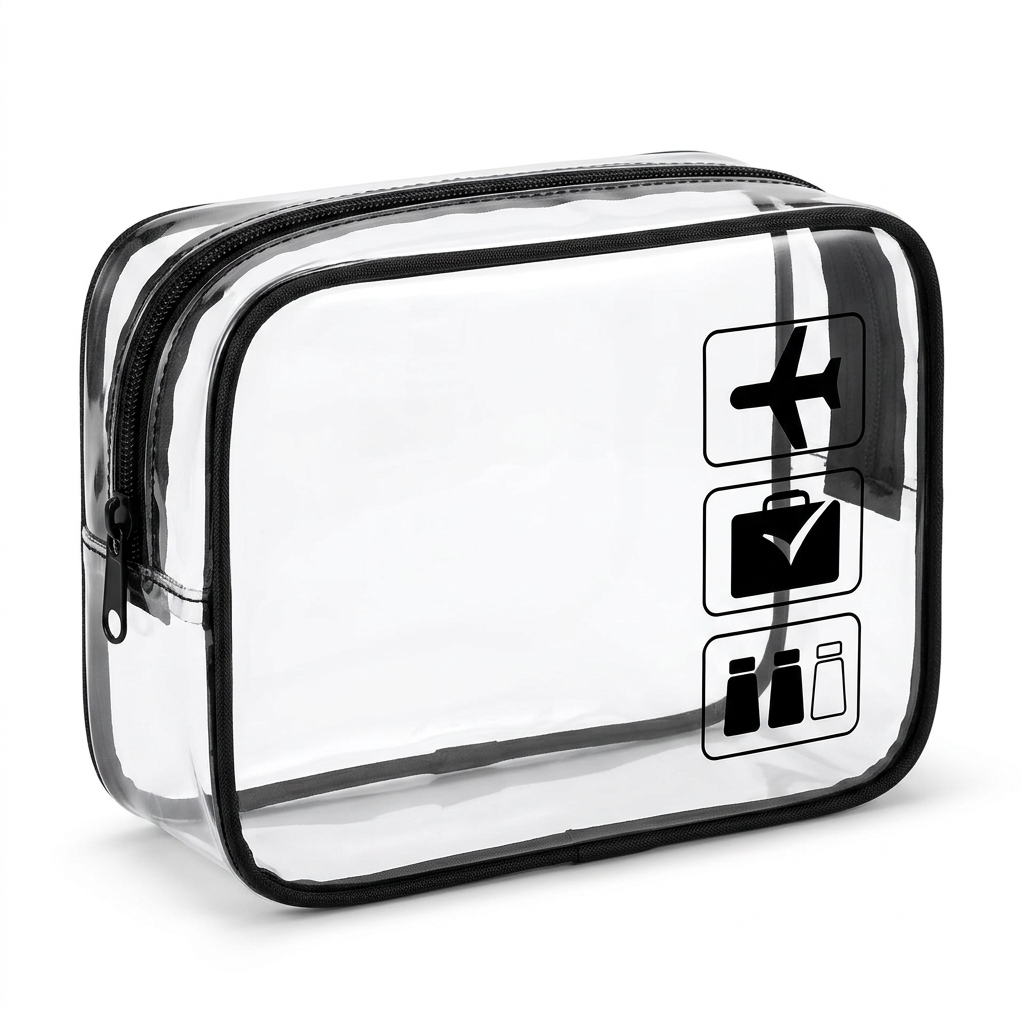Clear Toiletry Travel Bag for Fast TSA Carry-On Packing
